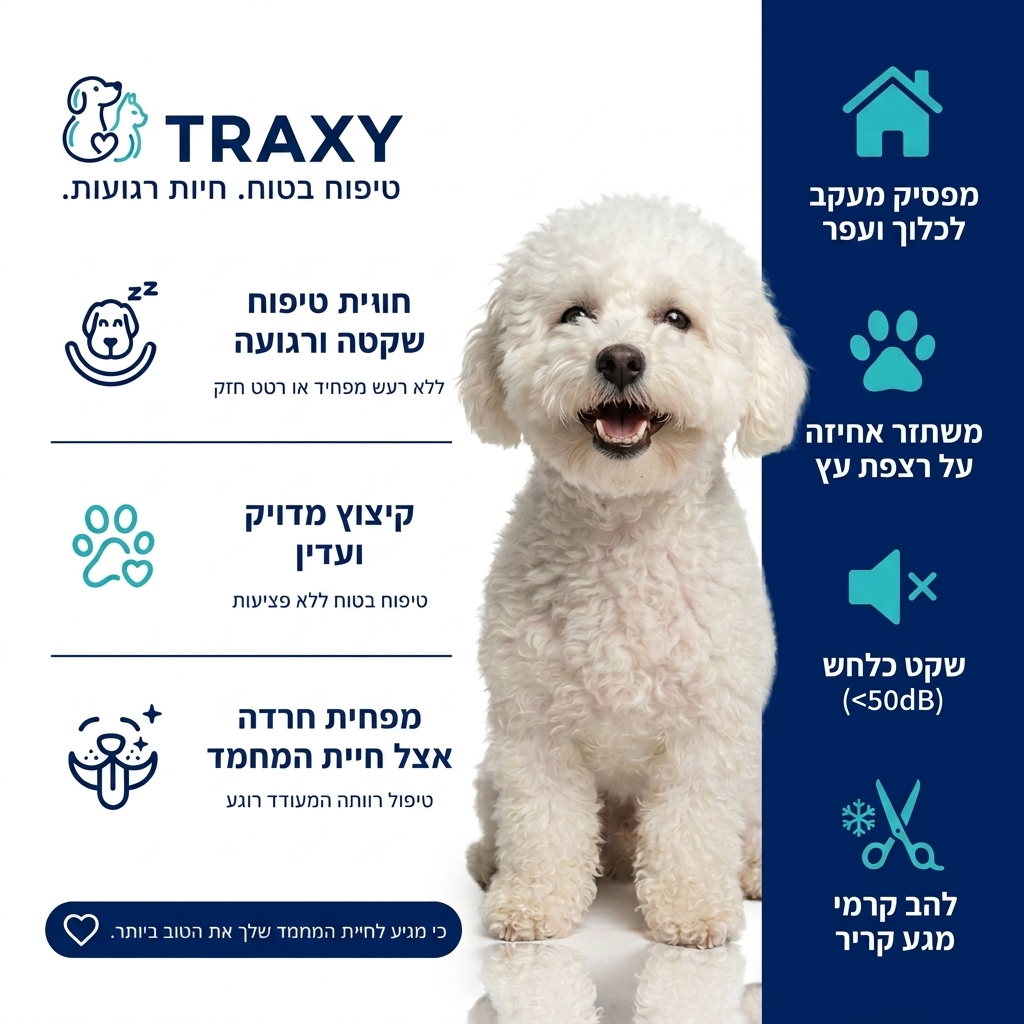 טראקסי מקס – מכונת תספורת שקטה לכפות הרגליים